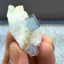 Natural Celadon Fluorite and Quartz Coexist comes from Yaogangxian,Hunan 40*20*20MM - image 3