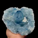 Natural Celestite Mineral Specimen,High Quality Specimen,MADAGASCAR(140*123*80mm) - image 2