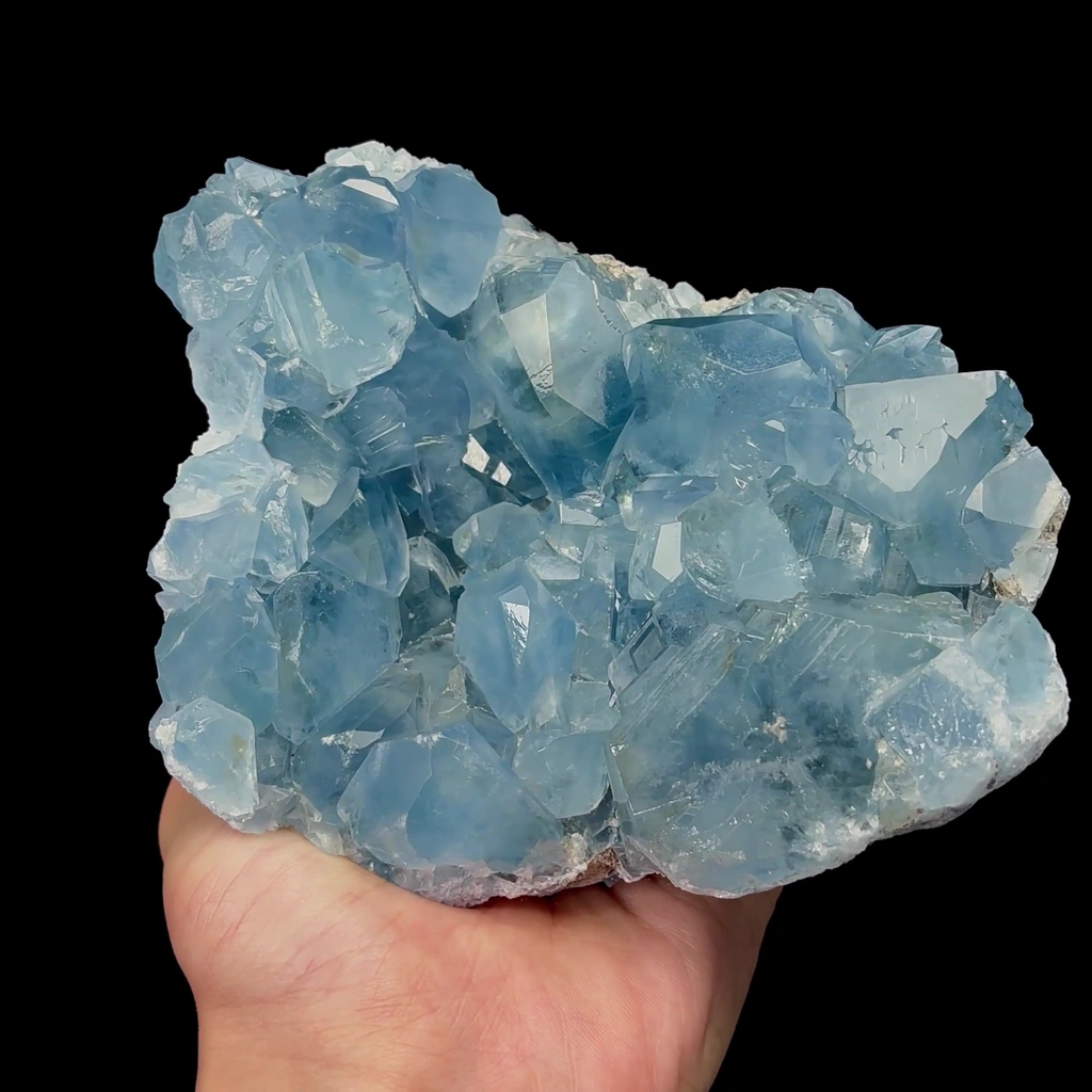 Natural Celestite Mineral Specimen,High Quality Specimen,MADAGASCAR(153*115*53mm) - image 4