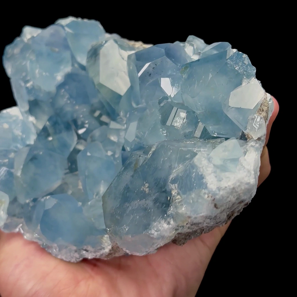 Natural Celestite Mineral Specimen,High Quality Specimen,MADAGASCAR(153*115*53mm) - image 3