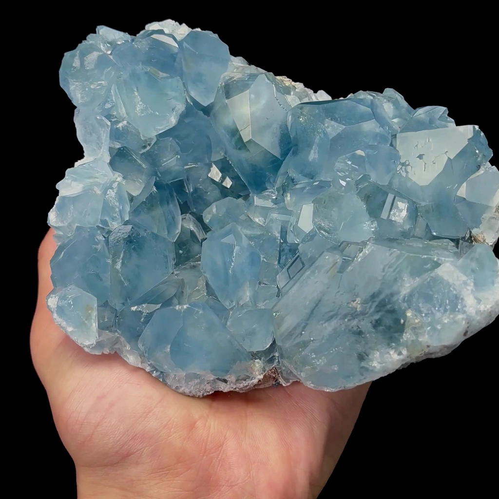 Natural Celestite Mineral Specimen,High Quality Specimen,MADAGASCAR(153*115*53mm) - image 5