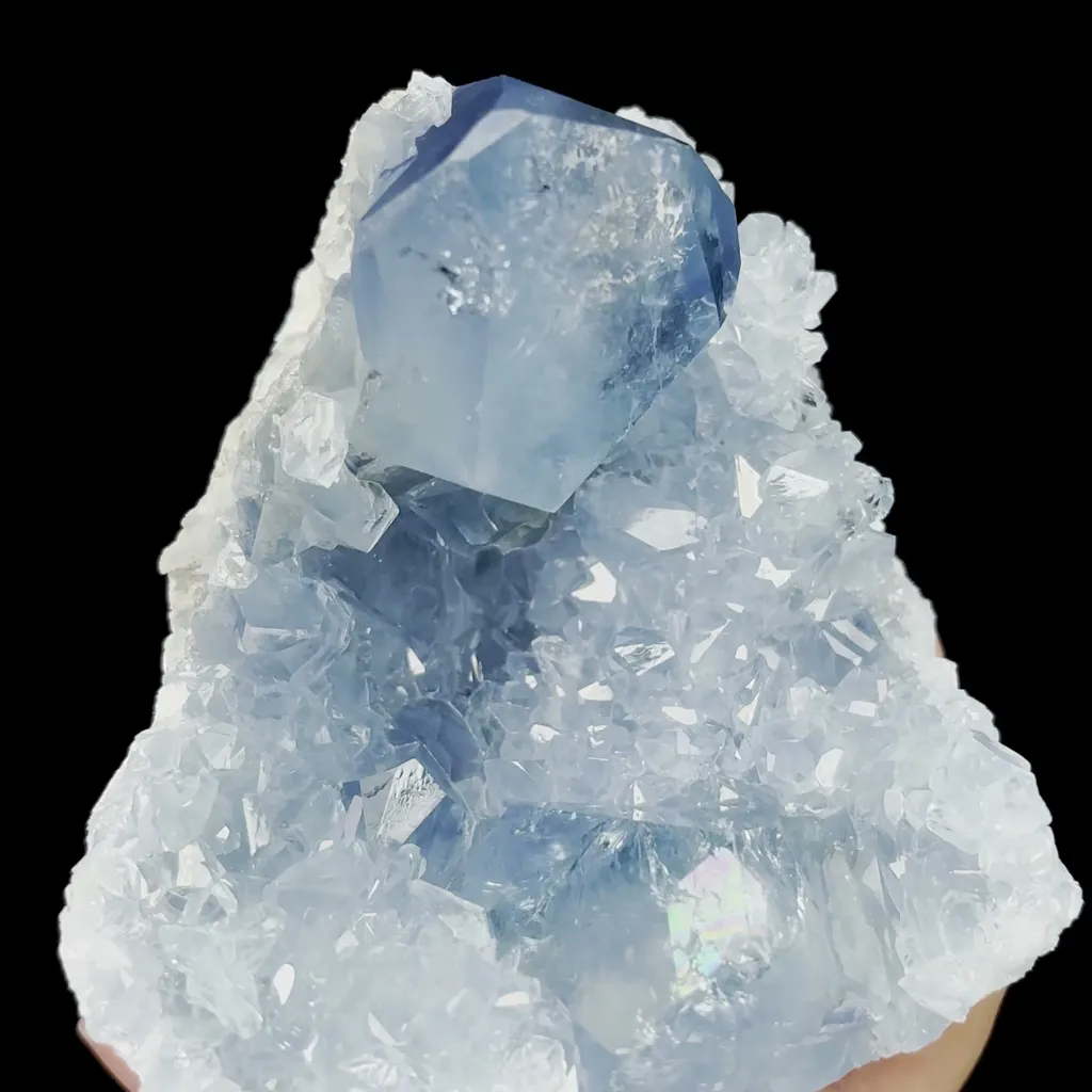 Natural Celestite Mineral Specimen,High Quality Specimen,MADAGASCAR(88*74*63mm) - image 3