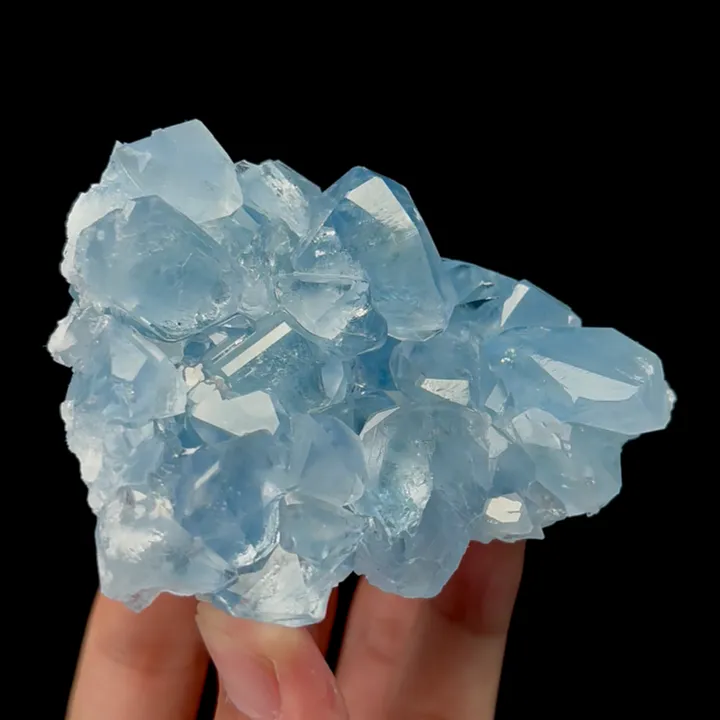 Natural Celestite,High Quality Celestite Mineral Specimen:Madagascar（85*40*60mm) - image 3