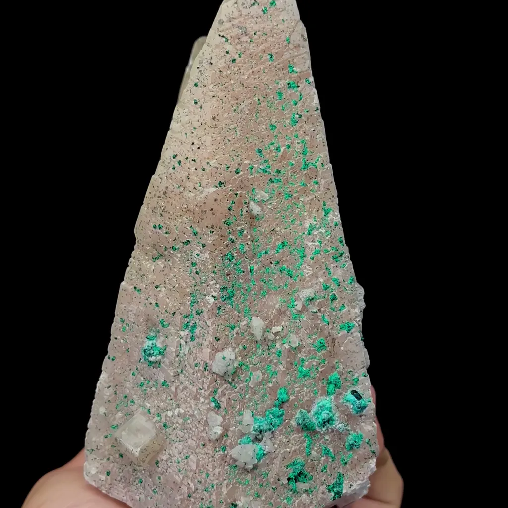 Natural Christmas Calcite Mineral Specimen,High Quality Specimen,SHUIKOUSHAN,CHANGNING,HUNAN,CHINA(170*110*106mm) image