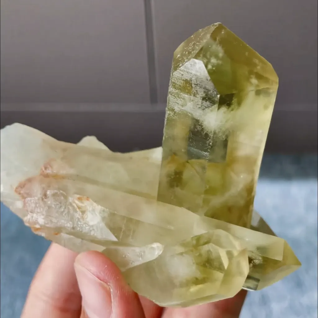 Natural Citrine comes from Madagascar 85*55*70MM - image 2