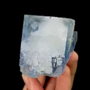 Natural Clean Blue Fluorite,Megacryst Cube Mineral Specimen:XIANGHUALING (55*50*40mm) - image 2