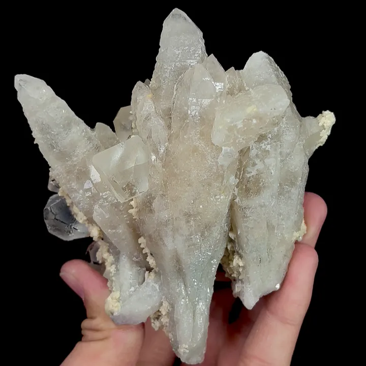 Natural Clean Fluorite and Crystal,Octahedron Mineral Specimen:NEIMENG,China (95*85*115mm) - image 2