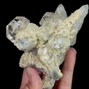 Natural Clean Fluorite and Crystal,Octahedron Mineral Specimen:NEIMENG,China (95*85*115mm) - image 1