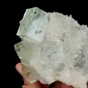 Natural Clean Green Fluorite and Crystal,Cube Mineral Specimen:ZHEJIANG (100*55*70mm) - image 2