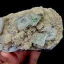 Natural Clean Green Fluorite and Dolomite,Cube Mineral Specimen,High Quality Specimen:ZHEJIANG,China (135*70*40mm) - image 3