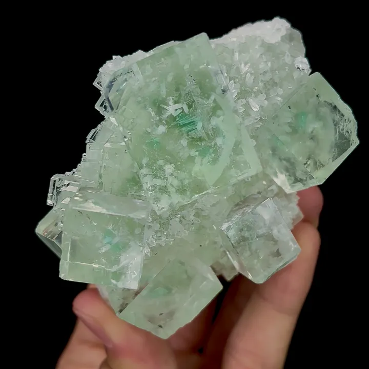 Natural Clean Green Fluorite,Cube Mineral Specimen: ZHEJIANG (90*70*75mm) - image 4