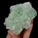 Natural Clean Green Fluorite,Cube Mineral Specimen: ZHEJIANG (90*70*75mm) - image 4