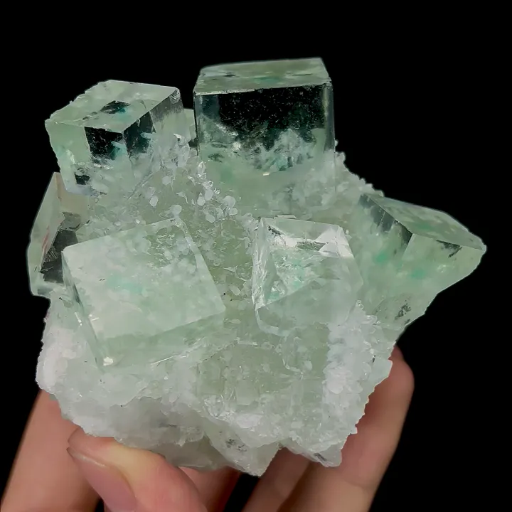 Natural Clean Green Fluorite,Cube Mineral Specimen: ZHEJIANG (90*70*75mm) - image 2