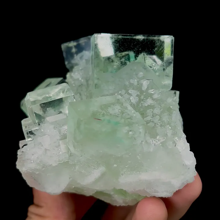 Natural Clean Green Fluorite,Cube Mineral Specimen: ZHEJIANG (90*70*75mm) - image 3