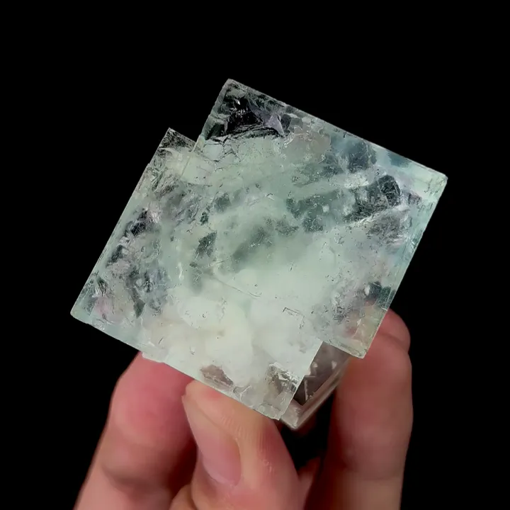 Natural Clean Green Fluorite,Cube Mineral Specimen:ZHEJIANG (40*40*30mm) - image 4