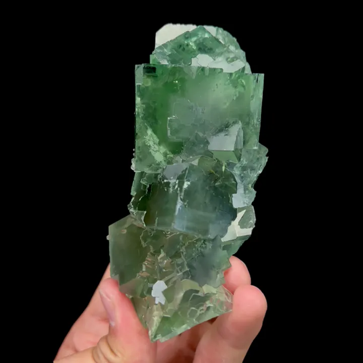 Natural Clean Green Fluorite,Jelly Fluorite, Mineral Specimen:HUNAN,China (115*65*50mm) - image 3