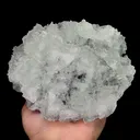 Natural Clean Green Fluorite,Ladder Pattern Mineral Specimen:XIANGHUALING (150*80*120mm) - image 1