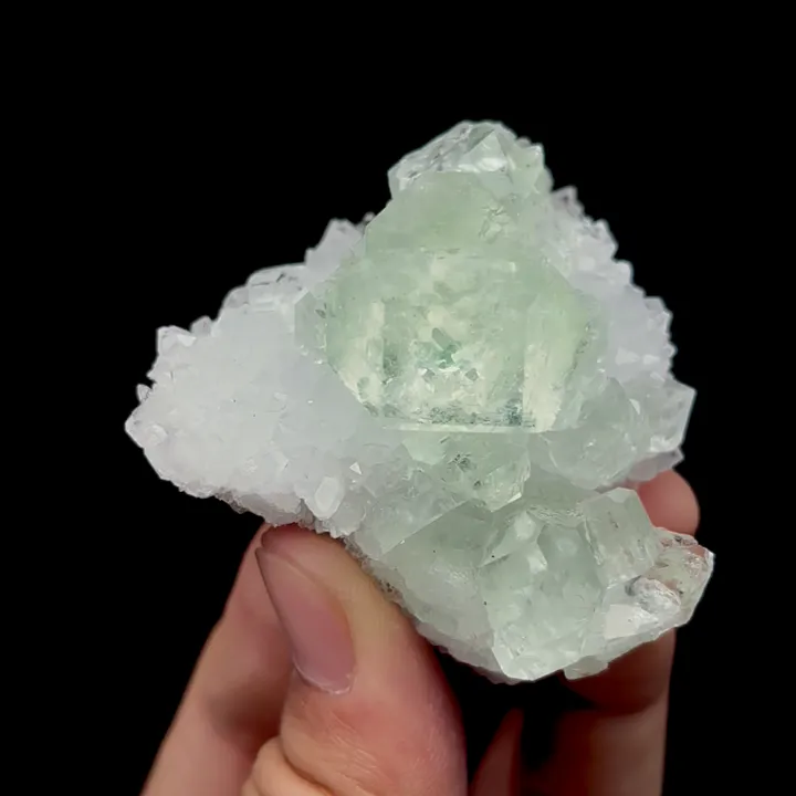 Natural Clean Green Fluorite,Mineral Specimen: ZHEJIANG China (60*30*55mm) image