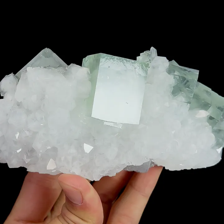 Natural Clean Green Fluorite,Rectangular Cube Mineral Specimen: FUJIAN (140*65*60mm) - image 3
