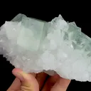 Natural Clean Green Fluorite,Rectangular Cube Mineral Specimen: FUJIAN (140*65*60mm) - image 2