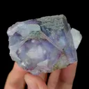 Natural Clean Purple Fluorite,Cube Mineral Specimen,High Quality Specimen:YAOGANGXIAN,China (68*48*40mm) - image 4