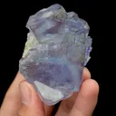 Natural Clean Purple Fluorite,Cube Mineral Specimen,High Quality Specimen:YAOGANGXIAN,China (68*48*40mm) - image 2