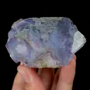 Natural Clean Purple Fluorite,Cube Mineral Specimen,High Quality Specimen:YAOGANGXIAN,China (68*48*40mm) - image 1