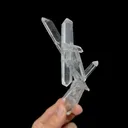 Natural Clear Crystal,Quartz Cluster Mineral Specimen:SICHUAN China (15*150*60mm) - image 3