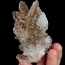 Natural Clear Quartz and Goethite, Mineral Specimen:Daye,Hubei (60*40*75MM) - image 3