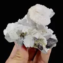 Natural Clear Quartz and Scheelite and Calcite Symbiosis comes from Yaogangxian,Hunan 90*45*65MM - image 4