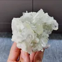 Natural Clear Quartz Cluster and Barite Symbiosis comes from Jinkouhe,Sichuan 105*85*50MM - image 2