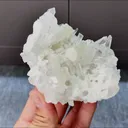 Natural Clear Quartz Cluster and Barite Symbiosis comes from Jinkouhe,Sichuan 105*85*50MM - image 3