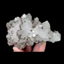 Natural Clear Quartz Cluster and Calcite, Mineral Specimen: Inner Mongolia,China (115*70*40MM) - image 4