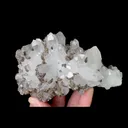 Natural Clear Quartz Cluster and Calcite, Mineral Specimen: Inner Mongolia,China (115*70*40MM) - image 5