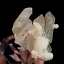 Natural Clear Quartz Cluster and Calcite, Mineral Specimen:Inner Mongolia,China (60*50*40MM) - image 3