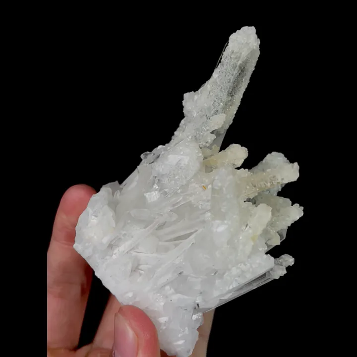 Natural Clear Quartz Cluster and Calcite, Mineral Specimen:Sichuan,China (55*70*55MM) - image 5