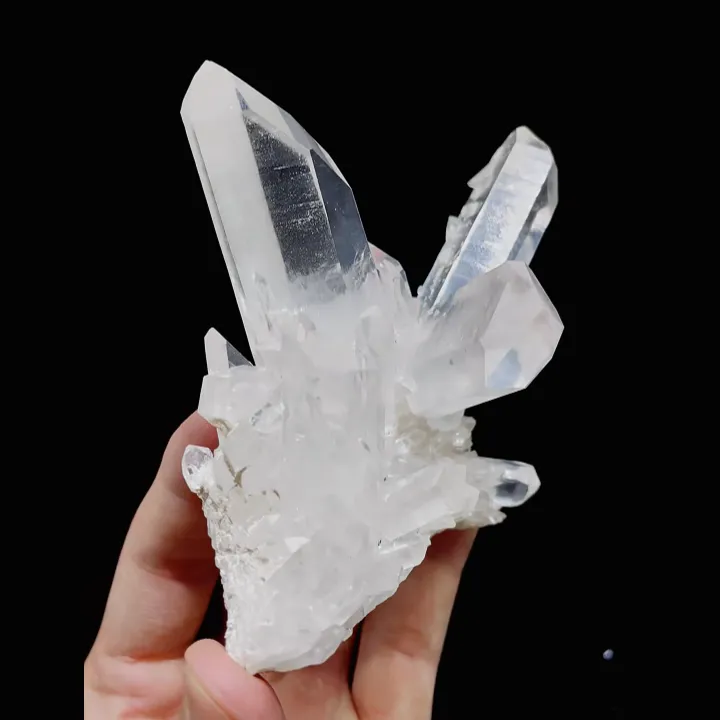 Natural Clear Quartz Cluster ,Mineral Specimen: Inner Mongolia,China (80*85*55mm) - image 3