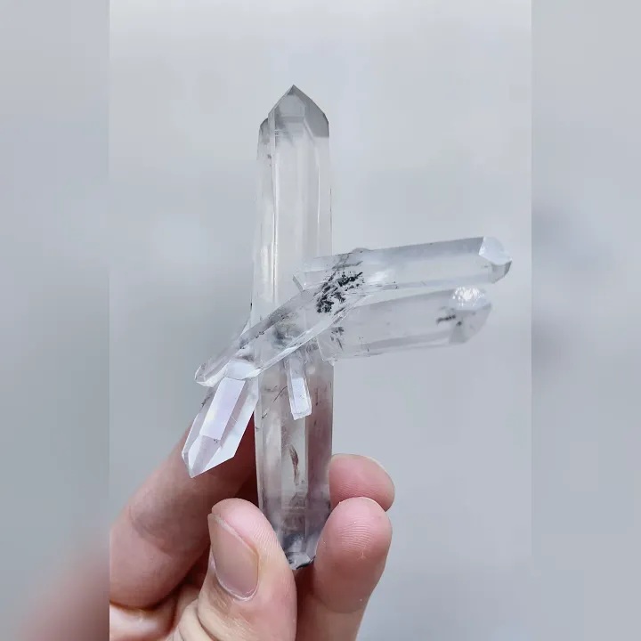 Natural Clear Quartz Cluster, Mineral Specimen: Inner Mongolia,China (90*70*25mm) image