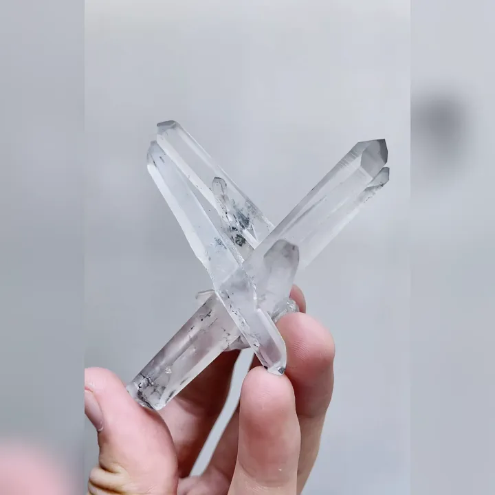 Natural Clear Quartz Cluster, Mineral Specimen: Inner Mongolia,China (90*70*25mm) - image 5