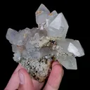 Natural Clear Quartz Cluster, Mineral Specimen: Inner Mongolia,China (90*90*65MM) - image 3
