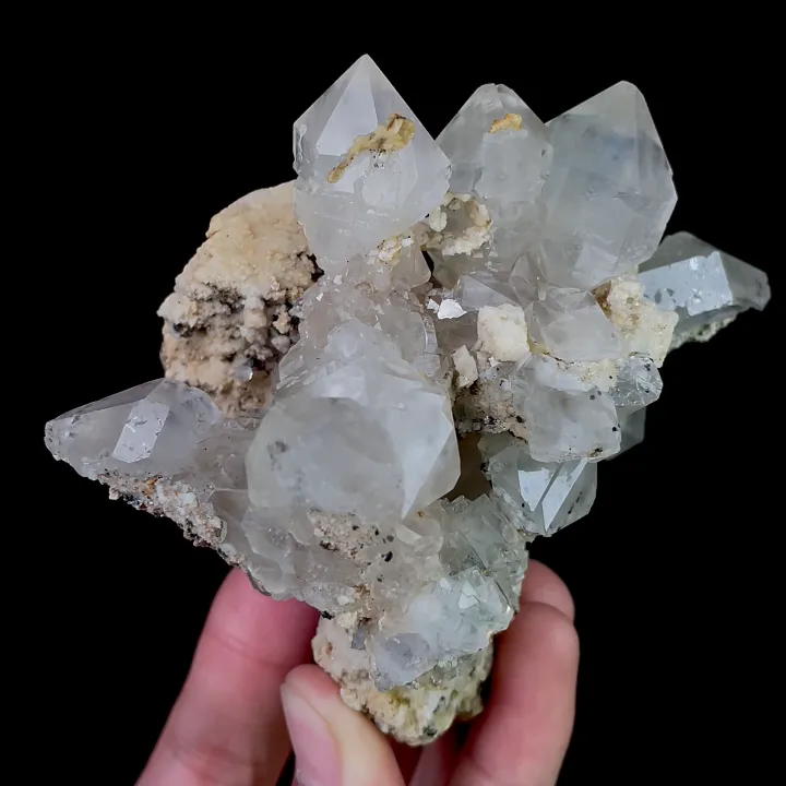 Natural Clear Quartz Cluster, Mineral Specimen: Inner Mongolia,China (90*90*65MM) image