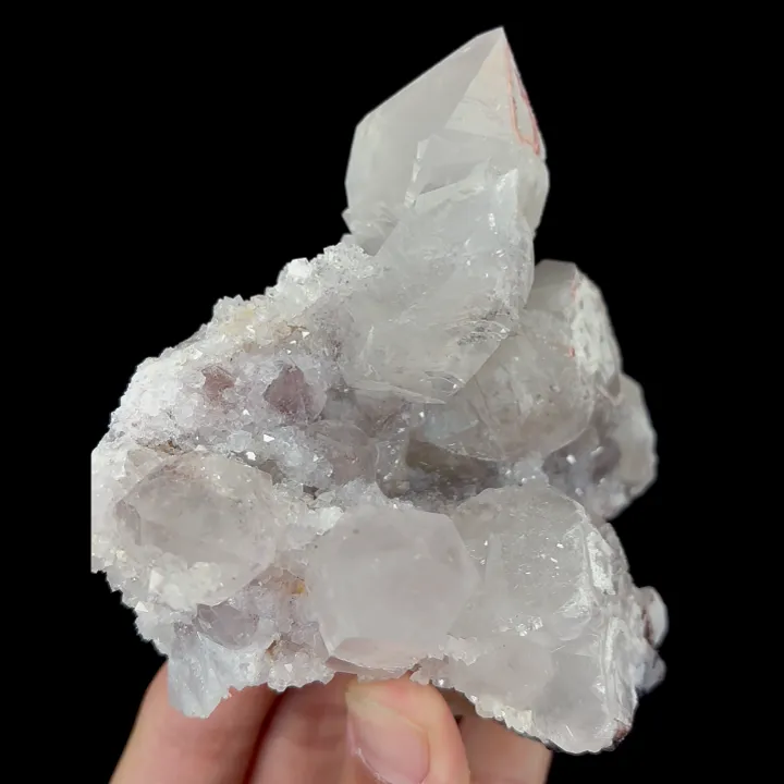 Natural Clear Quartz Cluster, Mineral Specimen:Jinlong,Guangdong (110*105*50MM) - image 4
