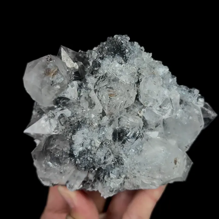 Natural Clear Quartz Cluster, Mineral Specimen:Jinlong,Guangdong (110*90*45MM) - image 5