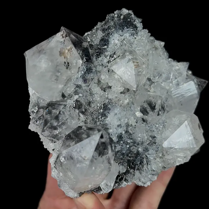 Natural Clear Quartz Cluster, Mineral Specimen:Jinlong,Guangdong (110*90*45MM) - image 4