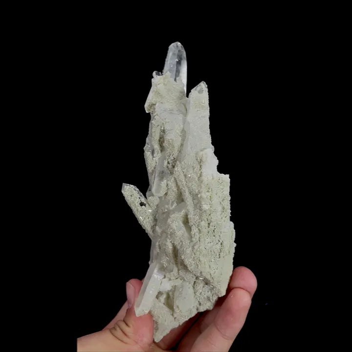 Natural Clear Quartz Cluster, Mineral Specimen:Yaogangxian,Hunan (55*170*50MM) - image 2