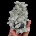 Natural Clear Quartz Clusters and Calcite, Mineral Specimen: Inner Mongolia,China (100*85*90MM) - image 3