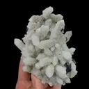 Natural Clear Quartz Clusters and Calcite, Mineral Specimen: Inner Mongolia,China (100*85*90MM) - image 4