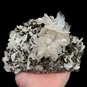 Natural Clear Quartz Clusters and Calcite, Mineral Specimen: Inner Mongolia,China (140*105*65MM) - image 5