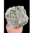 Natural Clear Quartz Clusters and Calcite, Mineral Specimen:Daye,Hubei (120*120*60MM) - image 1