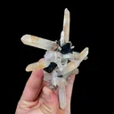 Natural Clear Quartz Clusters and Specularite, Mineral Specimen:Jinlong,Guangdong (85*100*50MM) - image 3